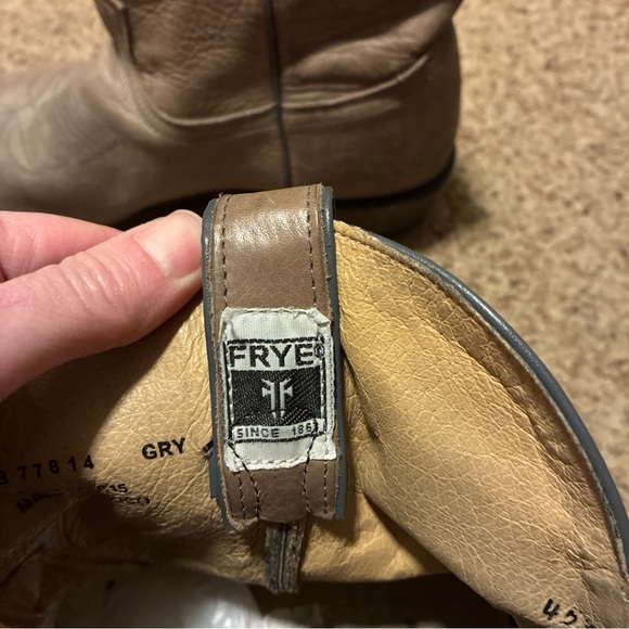 Frye gray Leather Ankle Booties - Picture 6 of 11